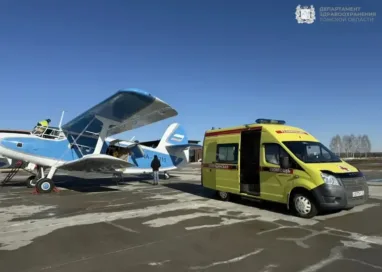 Санавиация Томской области за полгода совершила 247 вылетов и спасла 416 жизней
