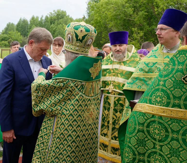 В Томске освятили и открыли храм Феодора Томского