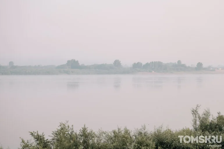 Чайки, рыбаки, туман — смотрите, как начиналась пятница в Томске