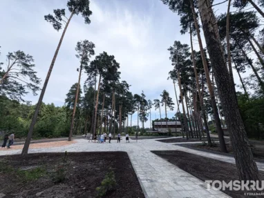 Подрядчик закончил благоустройство двух томских скверов