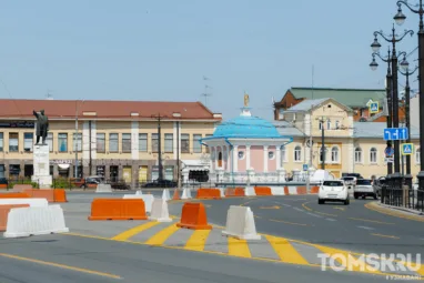 Новая разметка: как теперь ехать через площадь Ленина в Томске?
