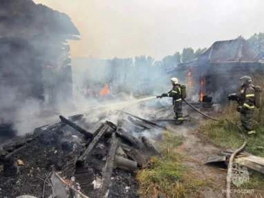 В Зырянском районе при пожаре погибла женщина