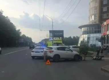 Мотоциклист пострадал в ДТП на Красноармейской в Томске