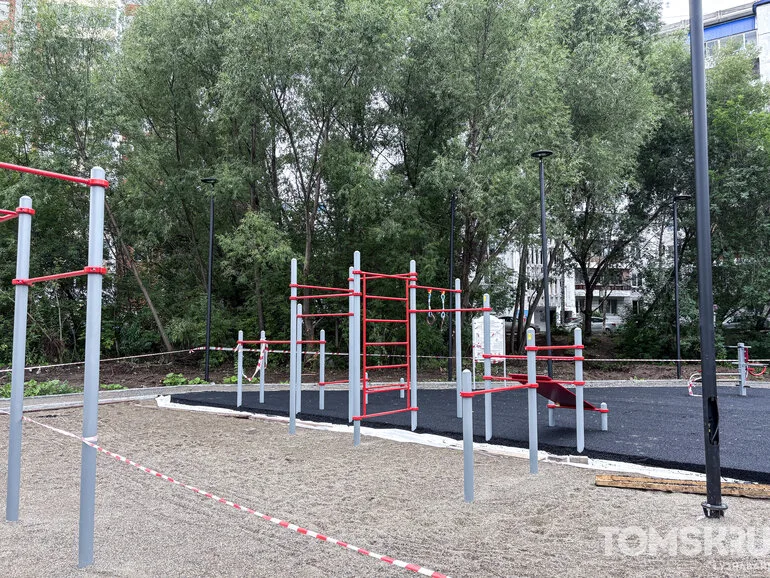 В конце улицы Сибирской в Томске откроют новую спортплощадку