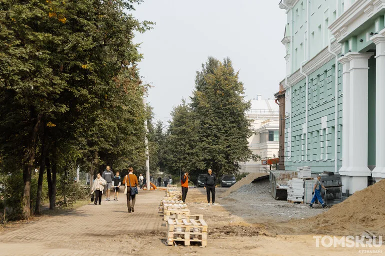 Строительство корпуса ТГУ на проспекте Ленина почти завершено