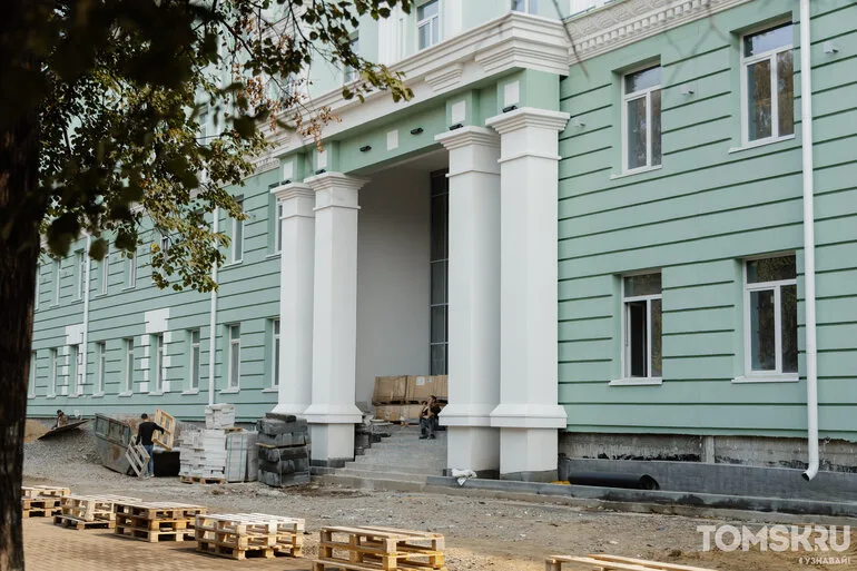 Строительство корпуса ТГУ на проспекте Ленина почти завершено