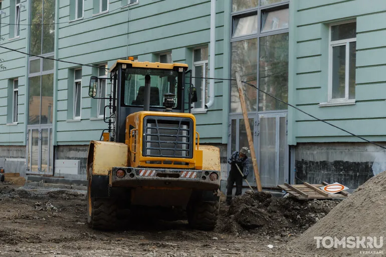 Строительство корпуса ТГУ на проспекте Ленина почти завершено