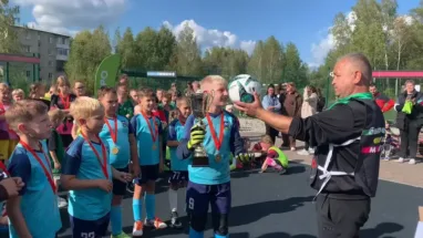 В Молодежном прошел детский футбольный турнир с участием команд из трех районов Томской области