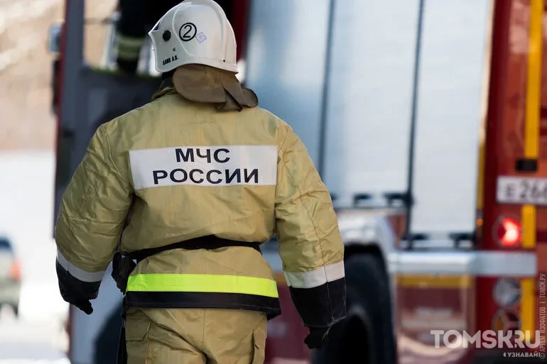 Очевидцы сообщили о возгорании в районе томской ИК-4 на Нахимова