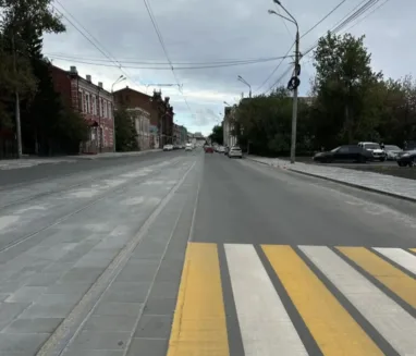 Ремонт улицы Розы Люксембург завершили в Томске