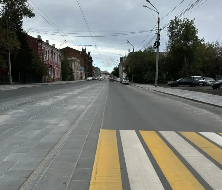 Ремонт улицы Розы Люксембург завершили в Томске