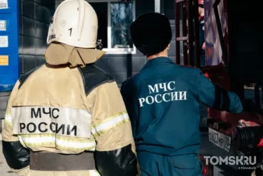 При пожаре в томском СНТ пострадал мужчина