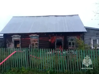 В Томской области при пожаре в жилом доме пострадал 77-летний мужчина
